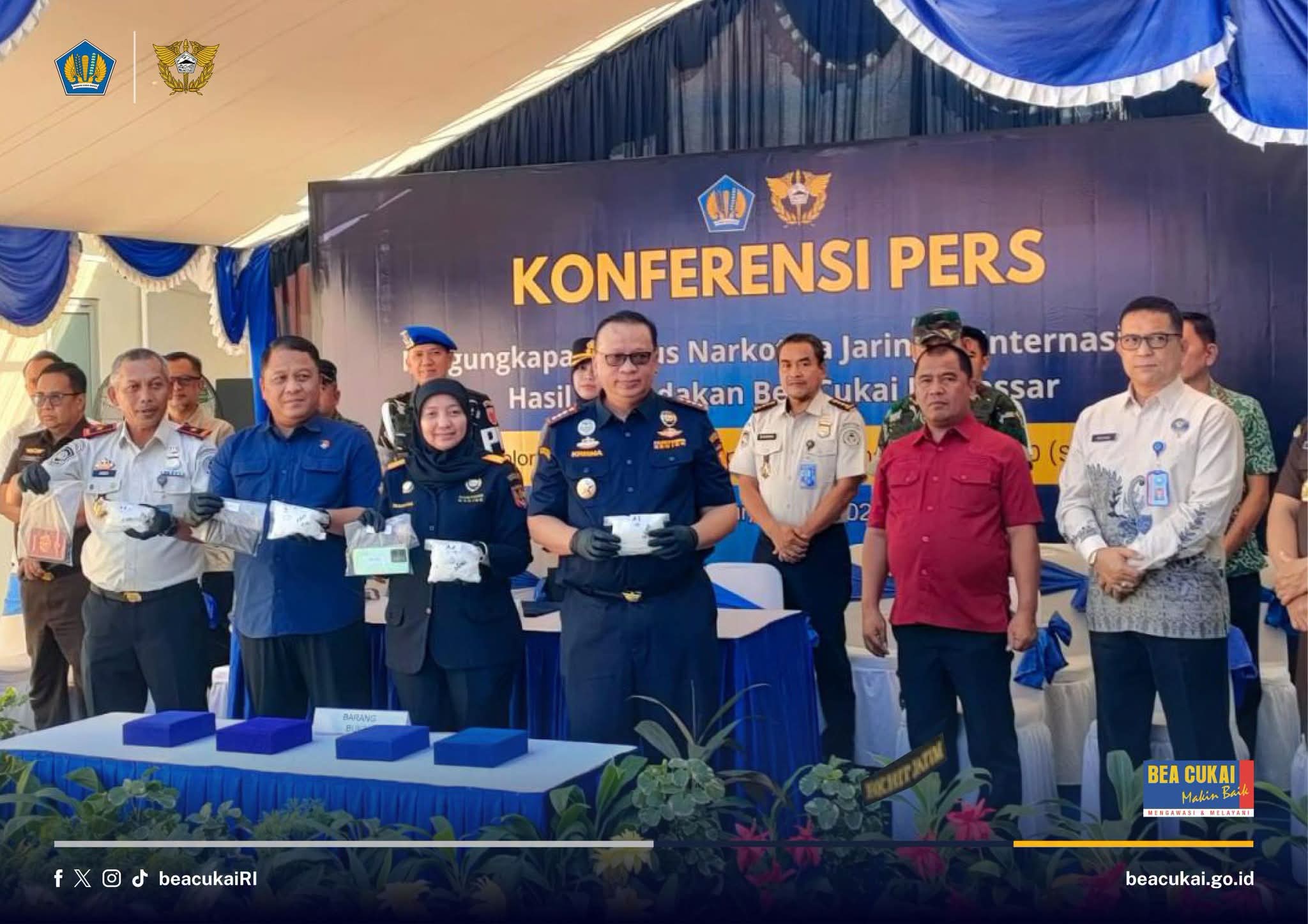 Bea Cukai Gagalkan Penyelundupan Satu Kilogram Sabu di Bandara Sultan Hasanuddin, Tiga Pelaku Diamankan FB_IMG_1783942462663.jpg