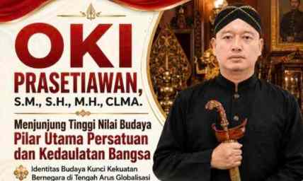 OKI PRASETIAWAN, S.M., S.H., M.H., CLMA.: Nilai Budaya Nusantara Menjadi Kekuatan Utama Memperkokoh Persatuan Bangsa IMG_20260623_082310.jpg